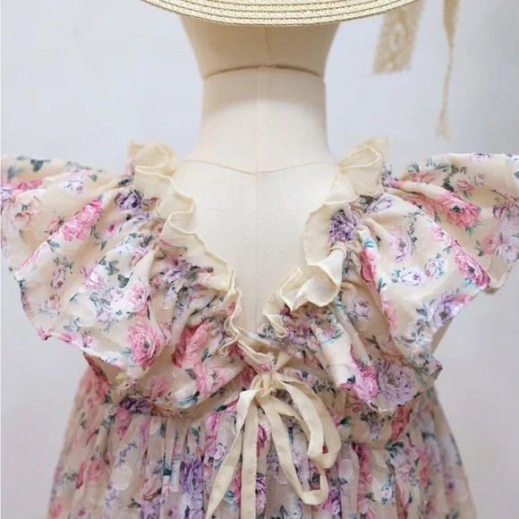 Floral Ruffle Dress - Picture 5 of 17